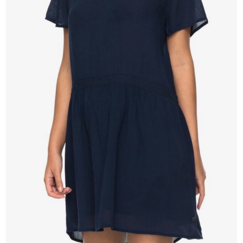 Roxy  Bungalow Hide Out Dress Small Navy